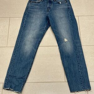 Levi's Wedgie Straight Leg Ankle Jeans